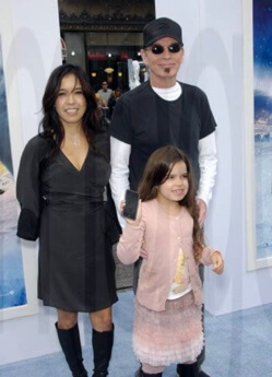 Billy Bob Thornton with his wife Connie Angland and daughter Bella Thornton